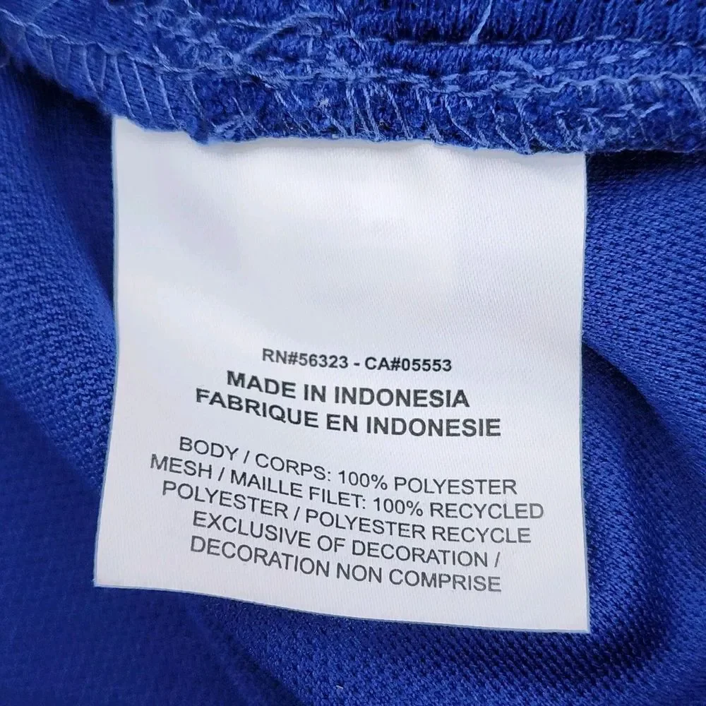 Nike Dri-Fit Men's‎ Full Zip Windbreaker Jacket XL Standard Fit Navy Blue Orange